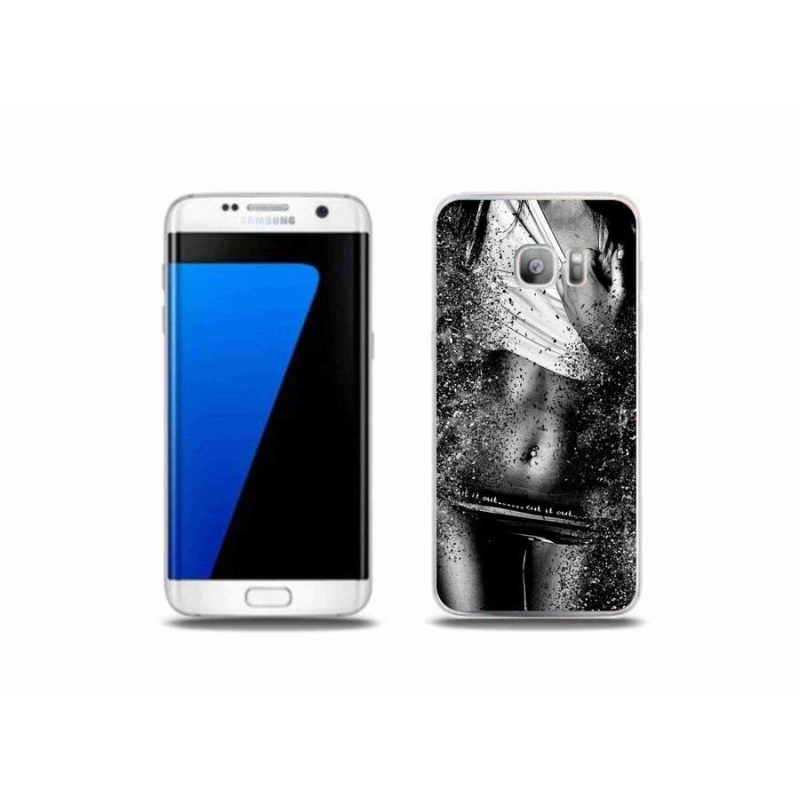 Gél borítás mmCase Samsung Galaxy S7 Edge készülékhez - szexi nő 1
