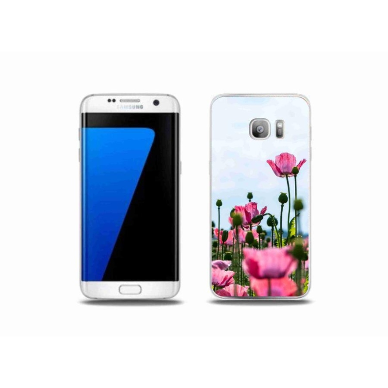 Zselés borítás mmCase Samsung Galaxy S7 Edge készülékhez - mákos színű