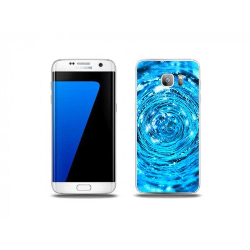 Gél borítás mmCase Samsung Galaxy S7 Edge készülékhez - water vortex