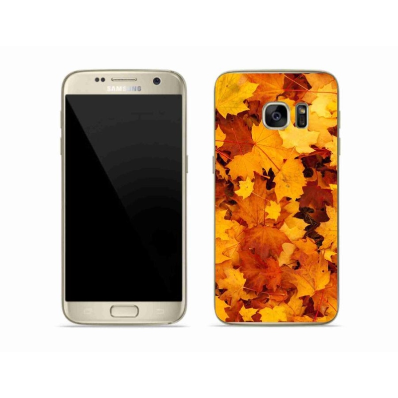 Gél borítás mmCase Samsung Galaxy S7 készülékhez - juharlevelek