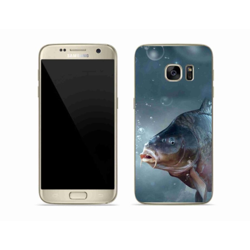 Gél borítás mmCase Samsung Galaxy S7 készülékhez - ponty és buborékok