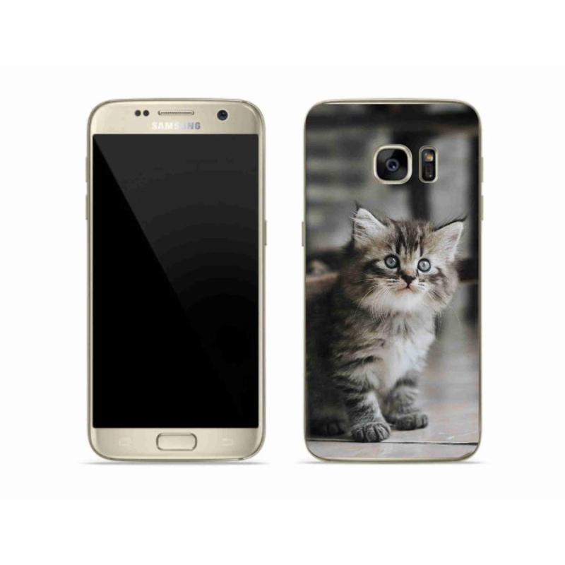 Gél borítás mmCase Samsung Galaxy S7 készülékhez - cica