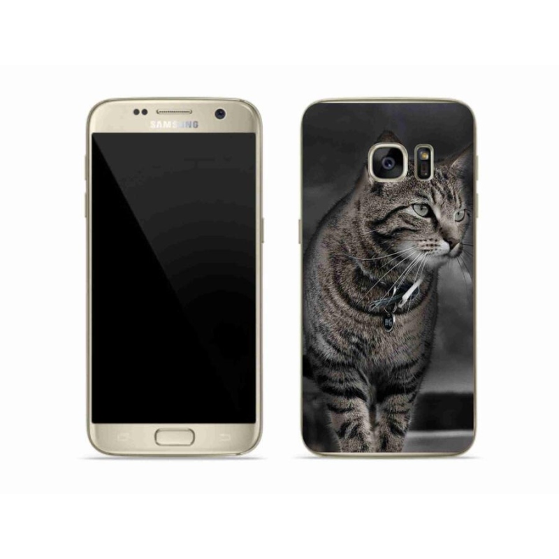 Zselés borítás mmCase Samsung Galaxy S7 készülékhez - macska