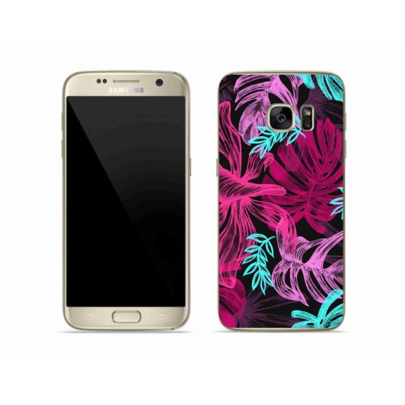 Gél védőhuzat mmCase Samsung Galaxy S7 - virágok 1