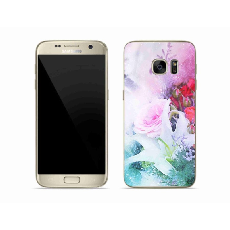 Gél borítás mmCase Samsung Galaxy S7 - virágok 4