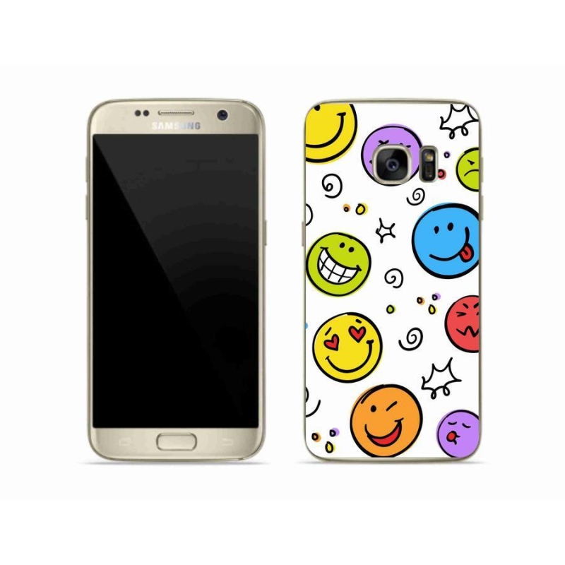 Gél borítás mmCase Samsung Galaxy S7 készülékhez - smiley-k