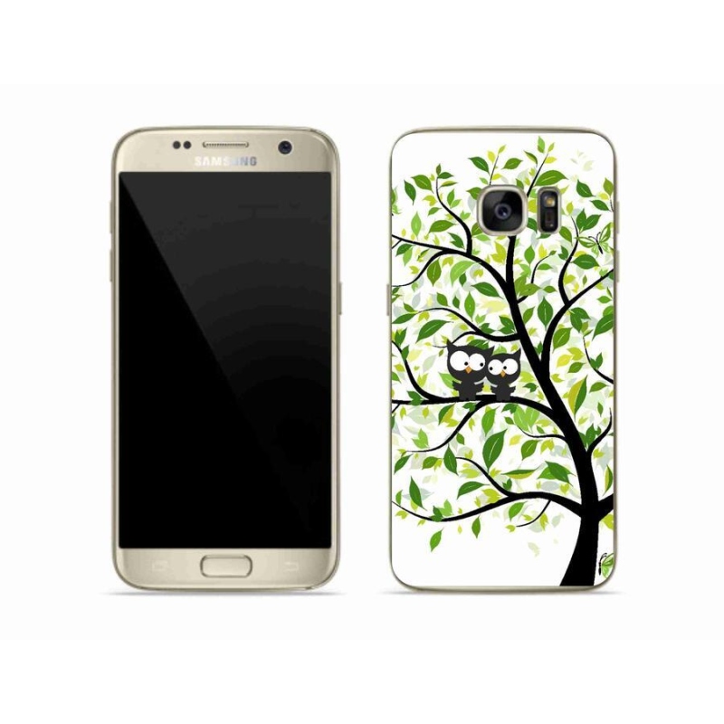 Gél borítás mmCase Samsung Galaxy S7 készülékhez - baglyok a fán
