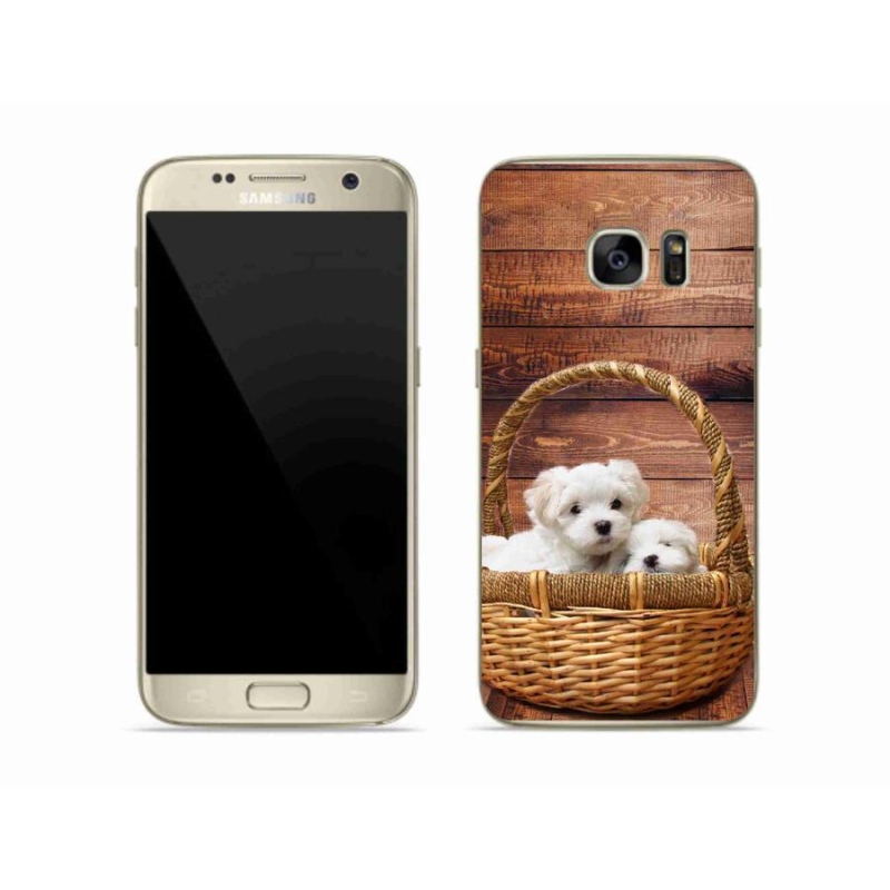 Gél borítás mmCase Samsung Galaxy S7 készülékhez - kiskutyák