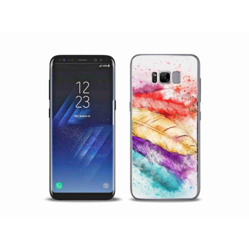 Gél védőhuzat mmCase Samsung Galaxy S8 Plus készülékhez - színes tollak