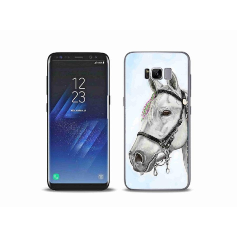 Zselés borítás mmCase Samsung Galaxy S8 Plus - fehér ló 1