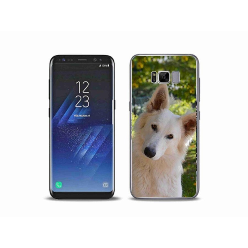 Zselés borítás mmCase Samsung Galaxy S8 Plus - fehér Svájci juhász 1