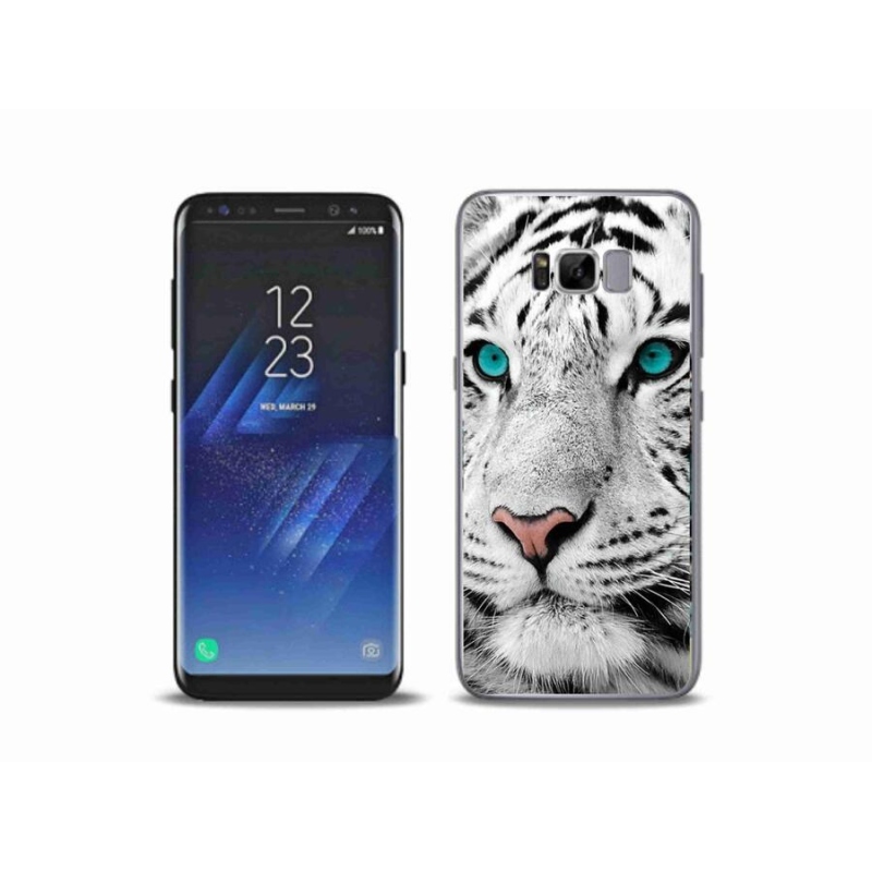 Zselés borítás mmCase Samsung Galaxy S8 Plus készülékhez - fehér tigris