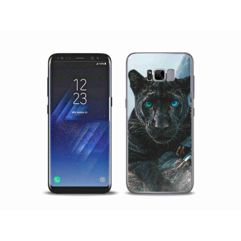 Zselés borítás mmCase Samsung Galaxy S8 Plus készülékhez - fekete párduc