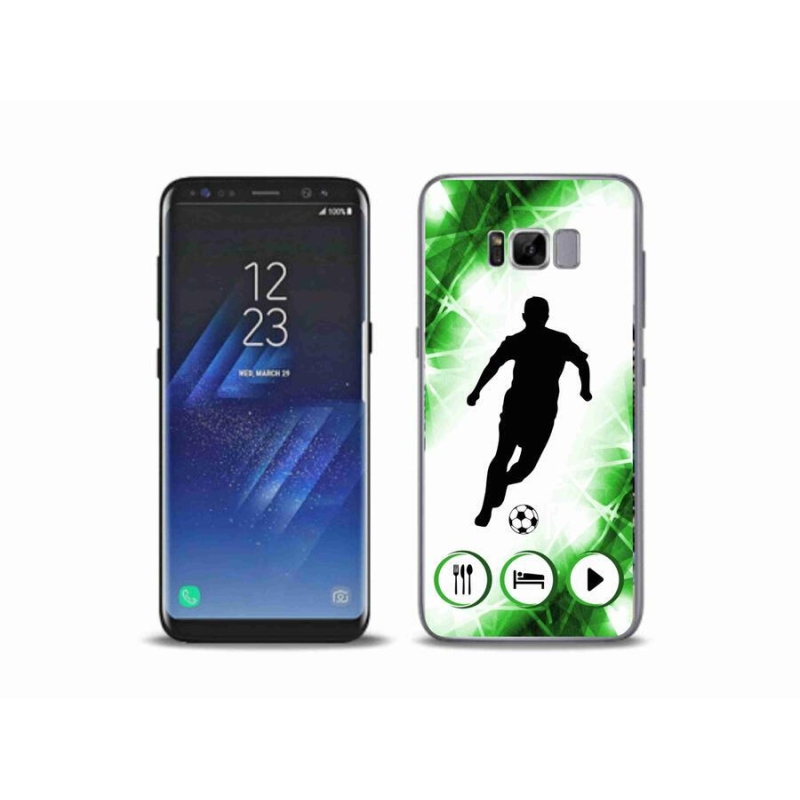 Gél borítás mmCase Samsung Galaxy S8 Plus készülékhez - futballista