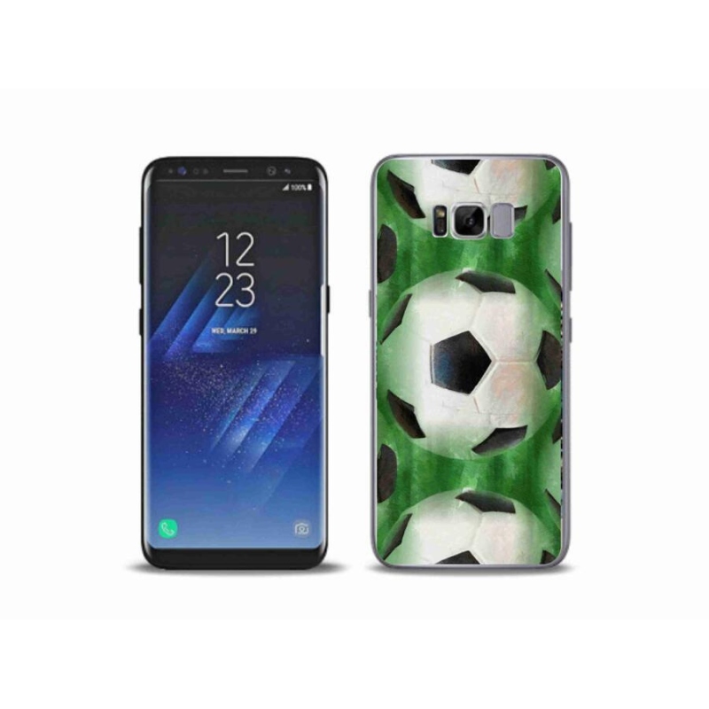 Gél borítás mmCase a mobil Samsung Galaxy S8 Plus - focilabda