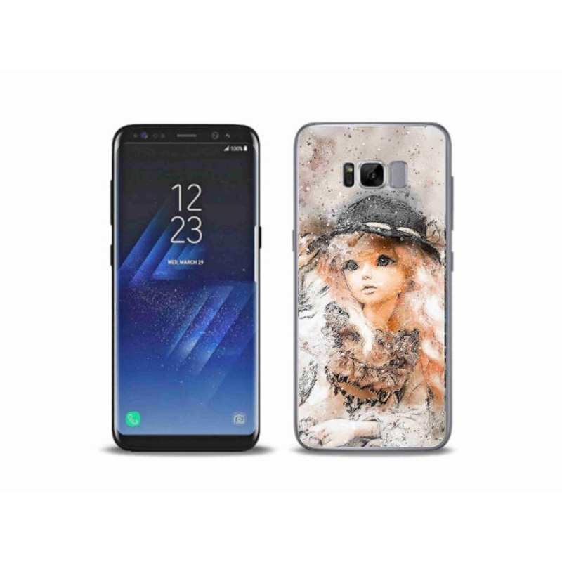 Gél borítás mmCase Samsung Galaxy S8 Plus készülékhez - lány kalapban