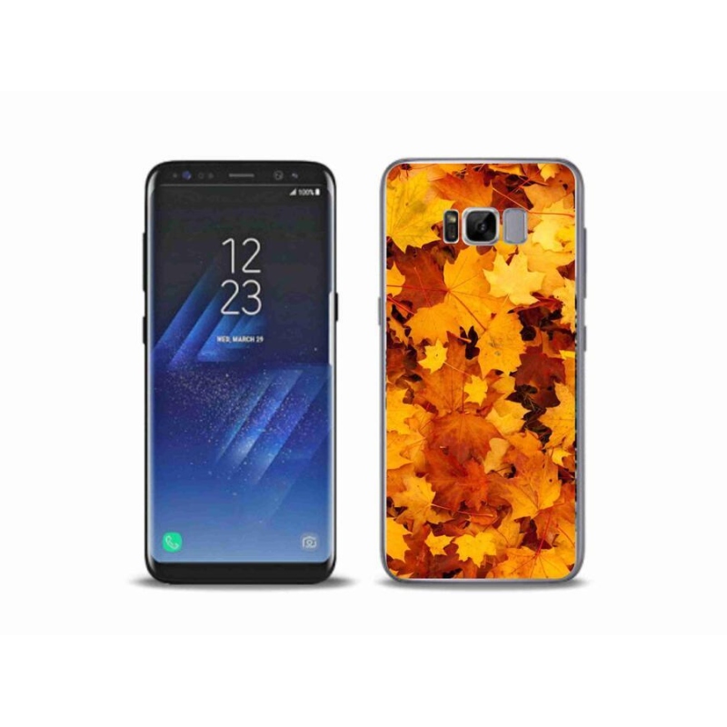Zselés borítás mmCase Samsung Galaxy S8 Plus készülékhez - juharlevelek