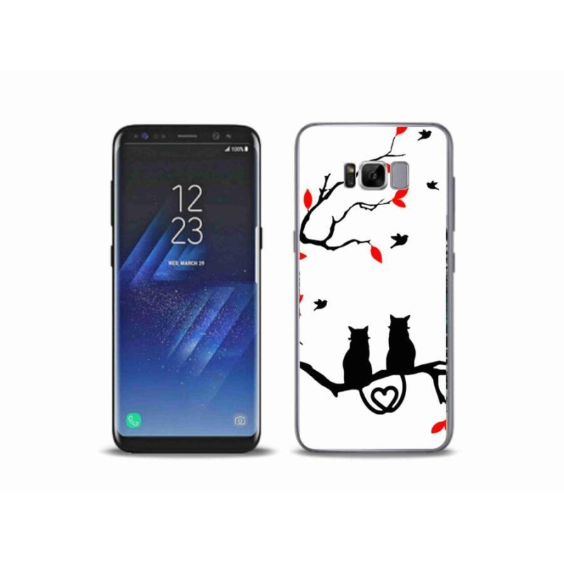 Gél borítás mmCase Samsung Galaxy S8 Plus készülékhez - macska szeretet