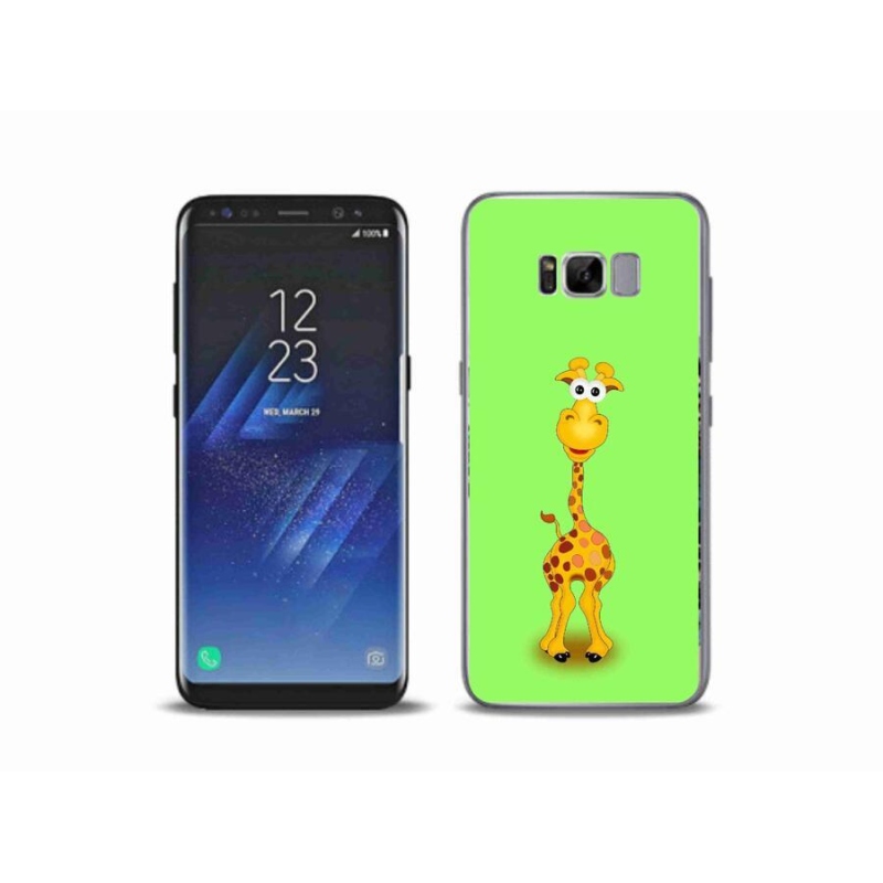 Zselés borítás mmCase Samsung Galaxy S8 Plus készülékhez - rajzfilm zsiráf