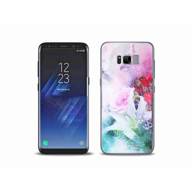 Gél borítás mmCase Samsung Galaxy S8 Plus - virágok 4