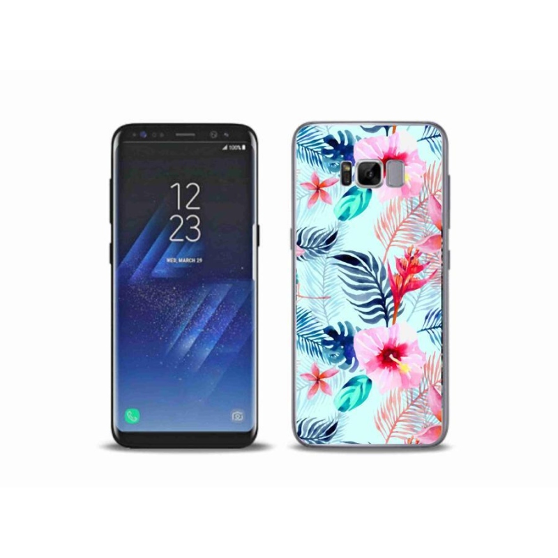 Gél borítás mmCase Samsung Galaxy S8 Plus készülékhez - virágok