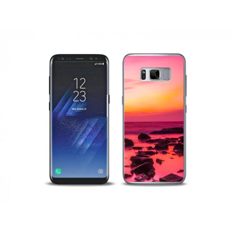 Gél borítás mmCase Samsung Galaxy S8 Plus készülékhez - tenger és ragyogás