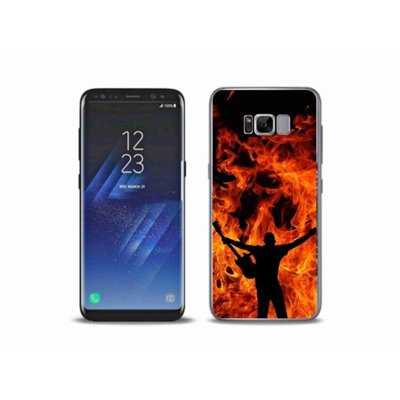 Gél borítás mmCase Samsung Galaxy S8 Plus - zenész és tűz