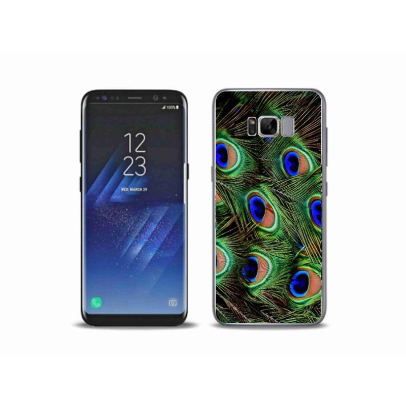 Zselés borítás mmCase Samsung Galaxy S8 Plus készülékhez - pávatoll
