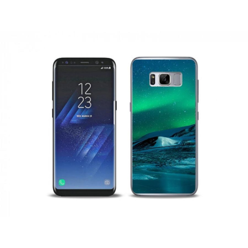 Gél borítás mmCase Samsung Galaxy S8 Plus készülékhez - sarki fény