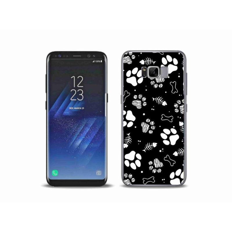 Gél borítás mmCase Samsung Galaxy S8 Plus készülékhez - kutyamancsok