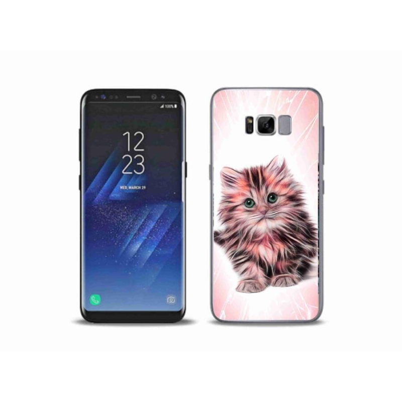 Gél borítás mmCase Samsung Galaxy S8 Plus készülékhez - aranyos cica
