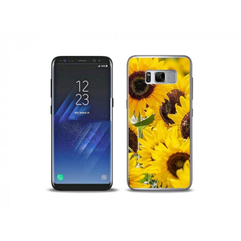 Zselés borítás mmCase Samsung Galaxy S8 Plus készülékhez - Napraforgó