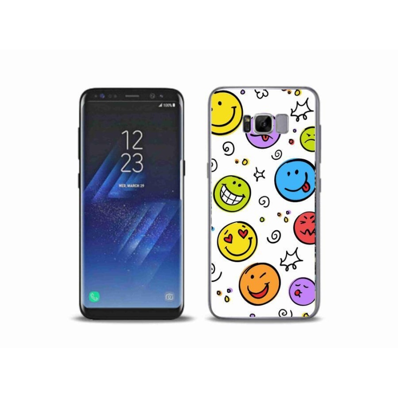 Gél borítás mmCase Samsung Galaxy S8 Plus készülékhez - smiley-k