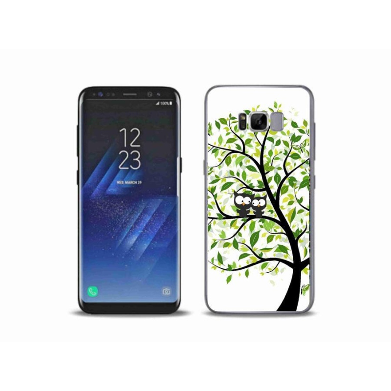 Zselés borítás mmCase Samsung Galaxy S8 Plus készülékhez - baglyok a fán