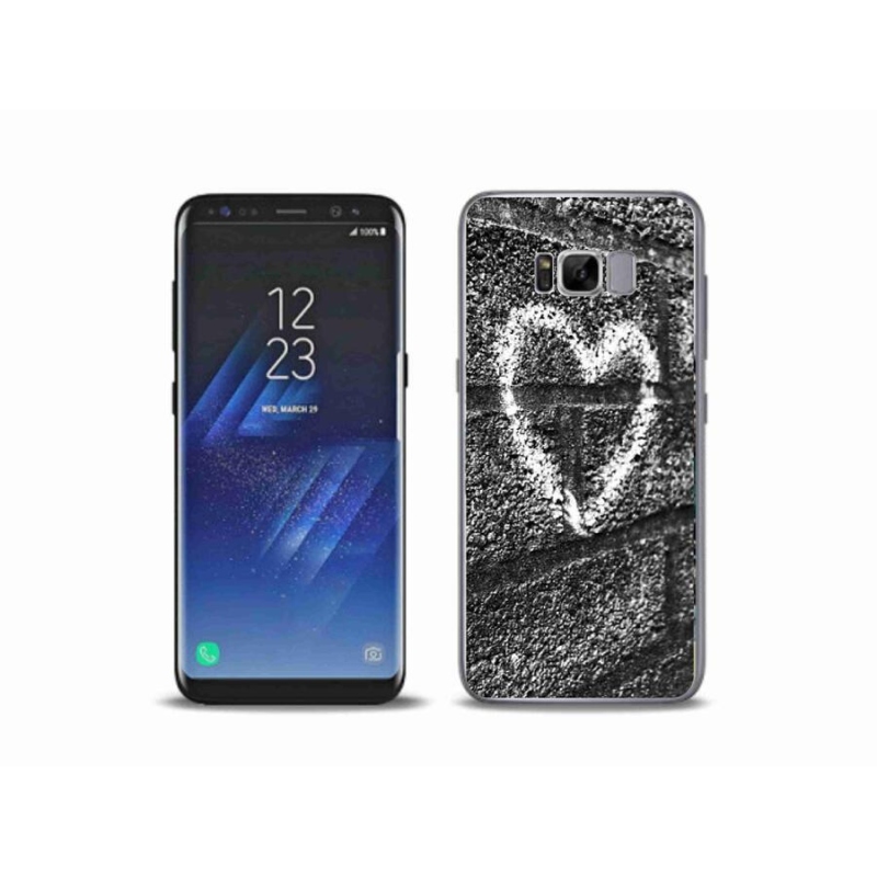Gél borítás mmCase Samsung Galaxy S8 Plus készülékhez - szív a falon