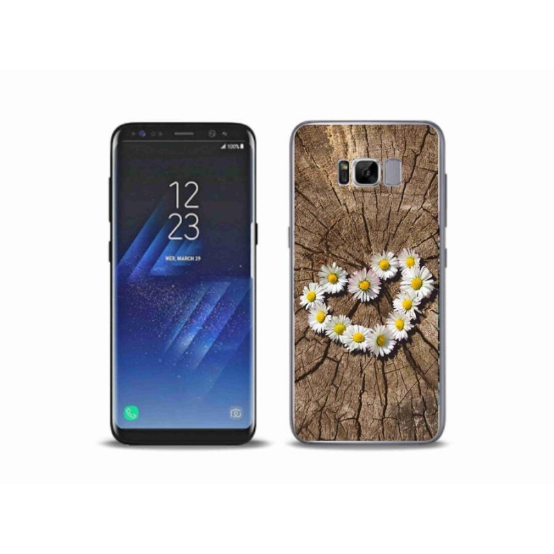 Zselés borítás mmCase Samsung Galaxy S8 Plus készülékhez - százszorszépek szíve