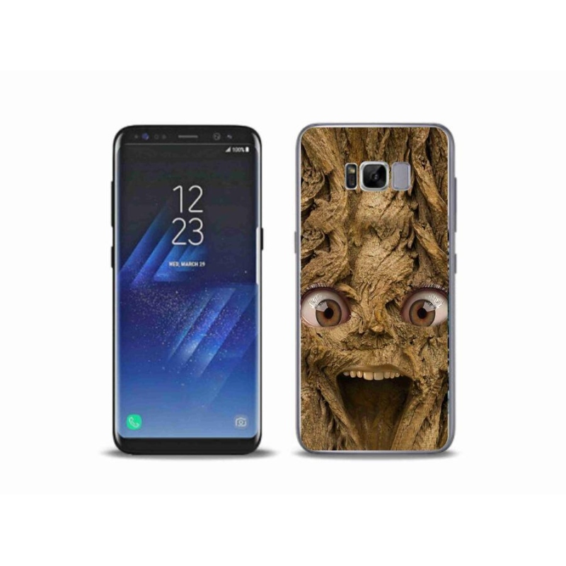 Gél borítás mmCase Samsung Galaxy S8 Plus készülékhez - vidám fa szemekkel