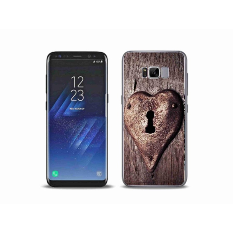 Zselés borítás mmCase Samsung Galaxy S8 Plus készülékhez - szív alakú zár