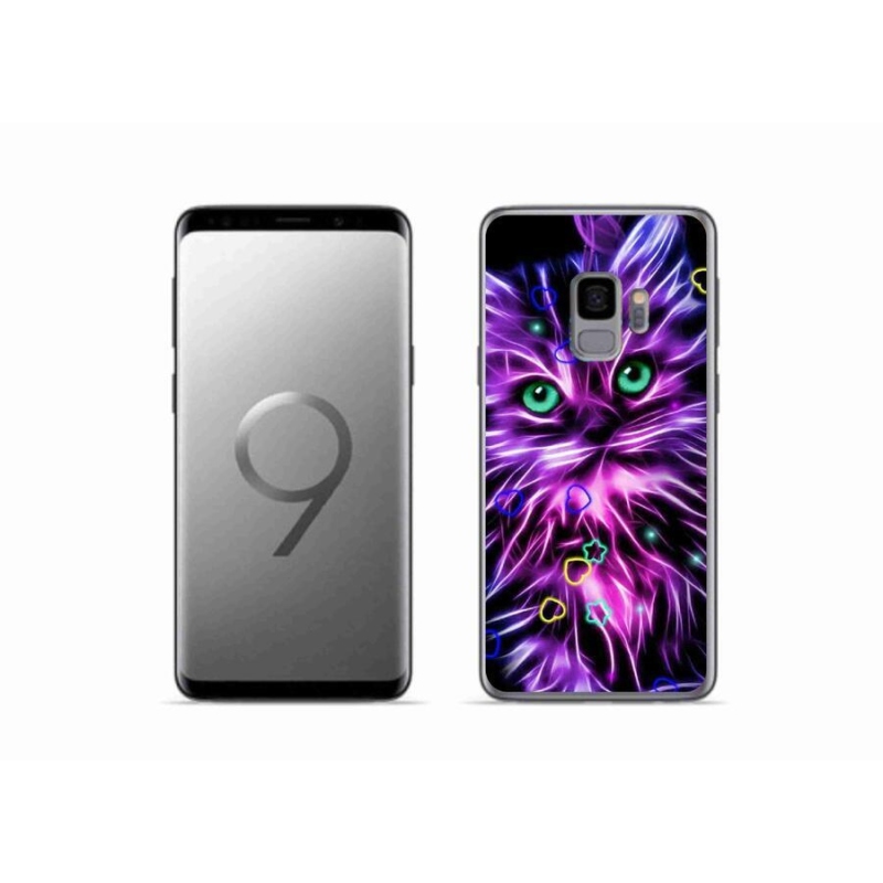 Gél borítás mmCase Samsung Galaxy S9 készülékhez - absztrakt macska