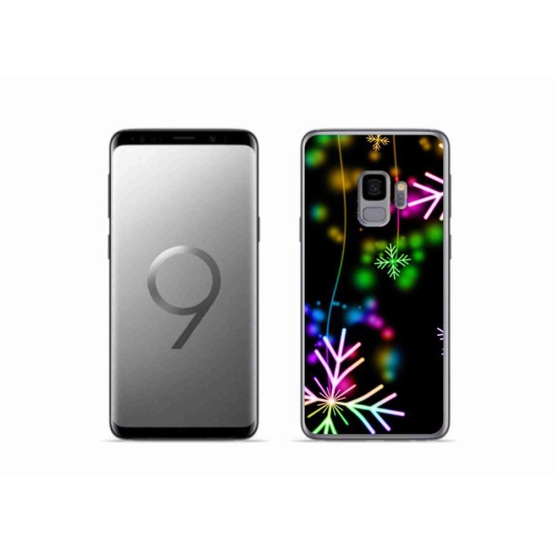 Gél borítás mmCase a mobil Samsung Galaxy S9 - színes pelyhek