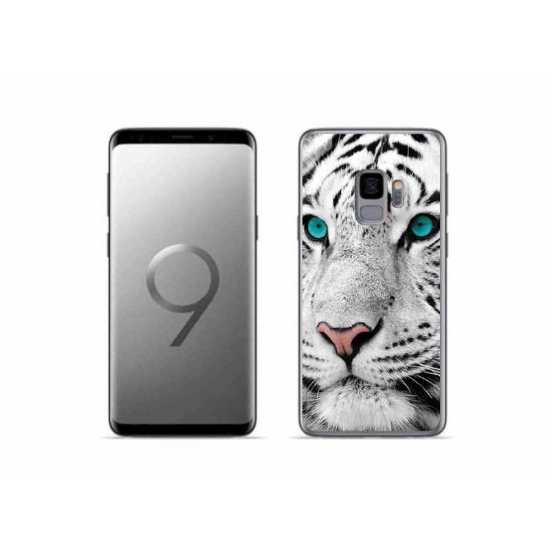 Zselés borítás mmCase Samsung Galaxy S9 készülékhez - fehér tigris