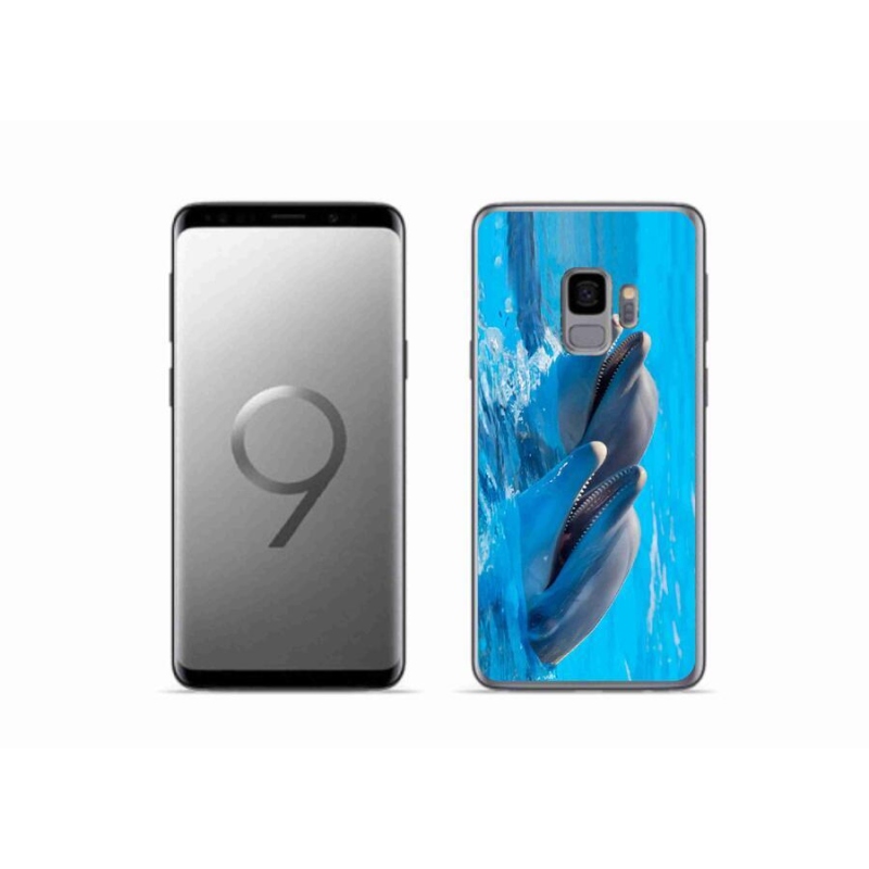 Gél borítás mmCase Samsung Galaxy S9 készülékhez - delfinek
