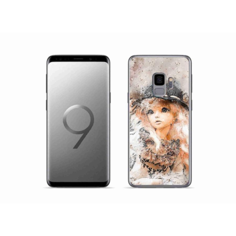 Gél borítás mmCase Samsung Galaxy S9 készülékhez - lány kalapban