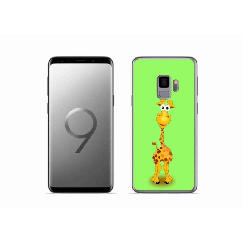 Gél borítás mmCase Samsung Galaxy S9 készülékhez - rajzfilm zsiráf