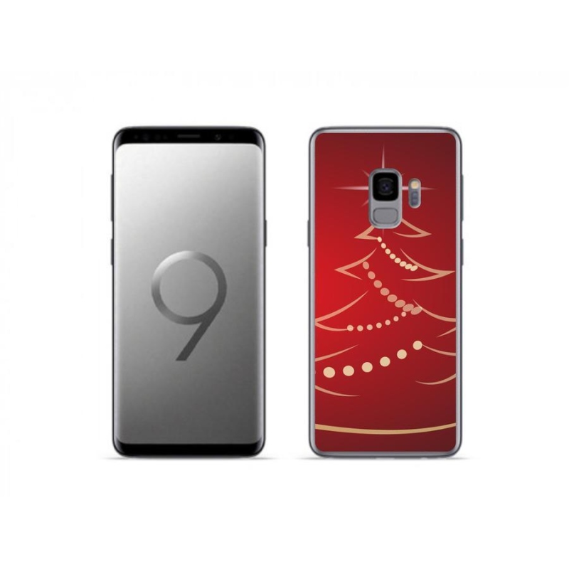 Gél borítás mmCase Samsung Galaxy S9 készülékhez - karácsonyfa karikatúra