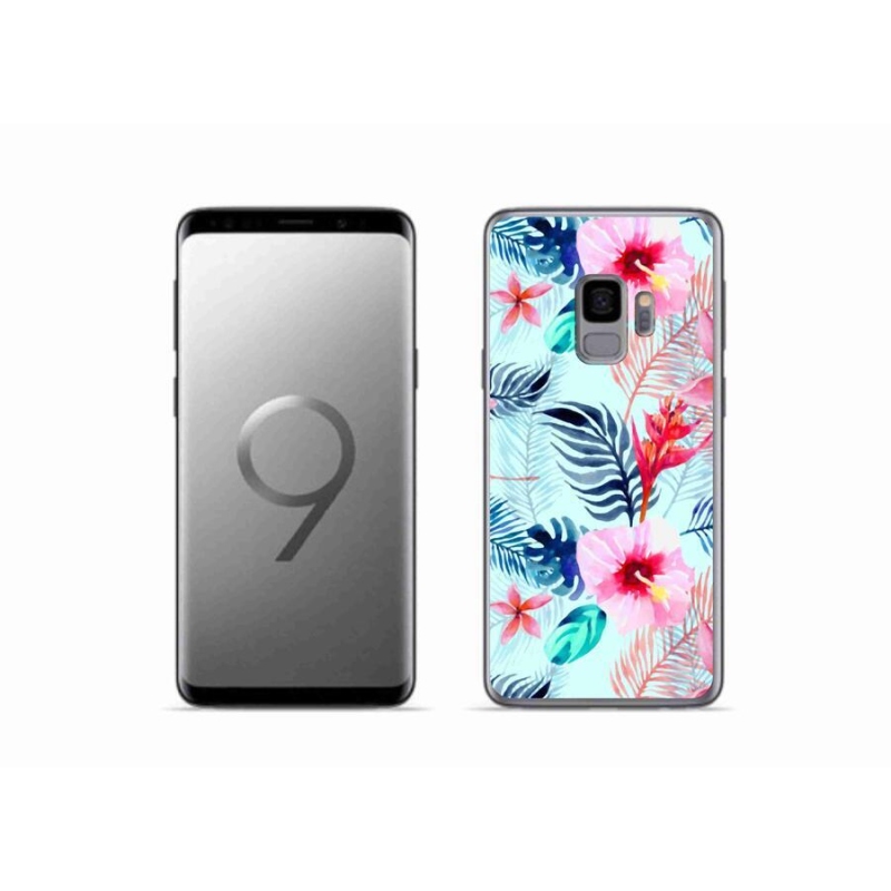 Gél borítás mmCase Samsung Galaxy S9 készülékhez - virágok