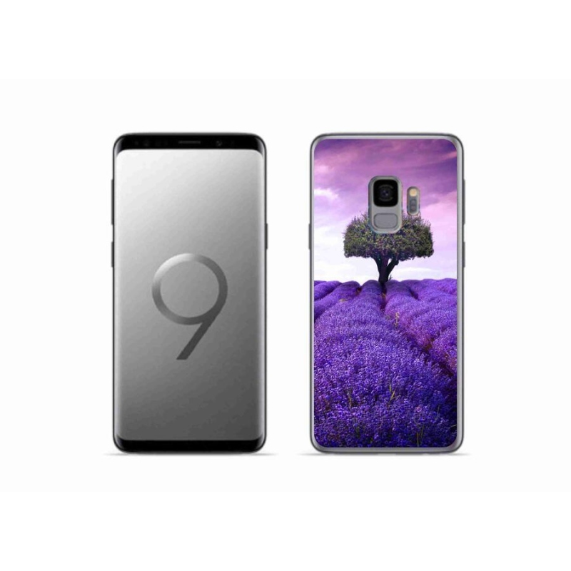 Gél védőhuzat mmCase Samsung Galaxy S9 készülékhez - levendula rét