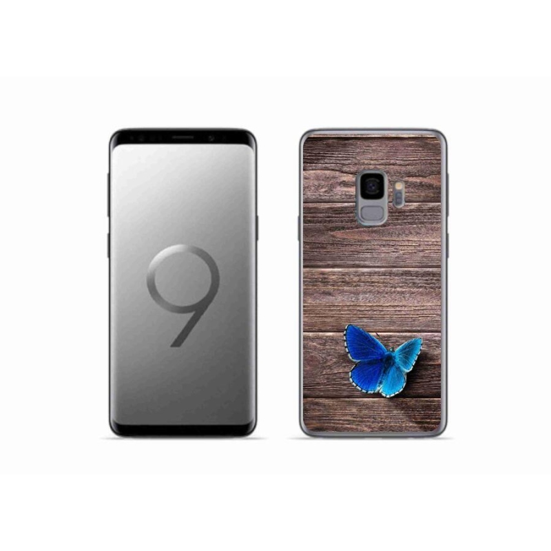 Zselés borítás mmCase Samsung Galaxy S9 - kék pillangó 1