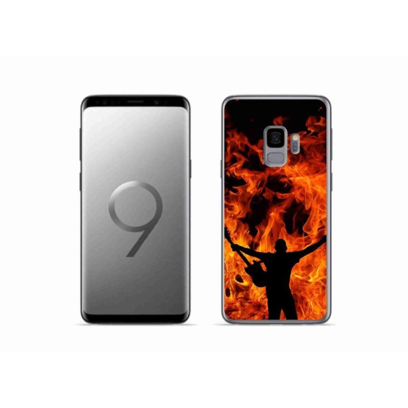Gél borítás mmCase Samsung Galaxy S9 - zenész és tűz