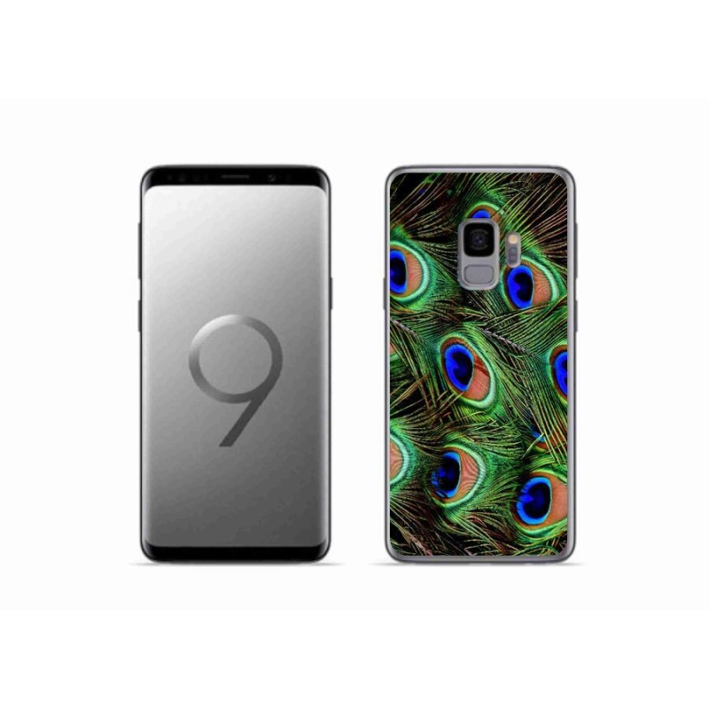 Zselés borítás mmCase Samsung Galaxy S9 készülékhez - pávatoll